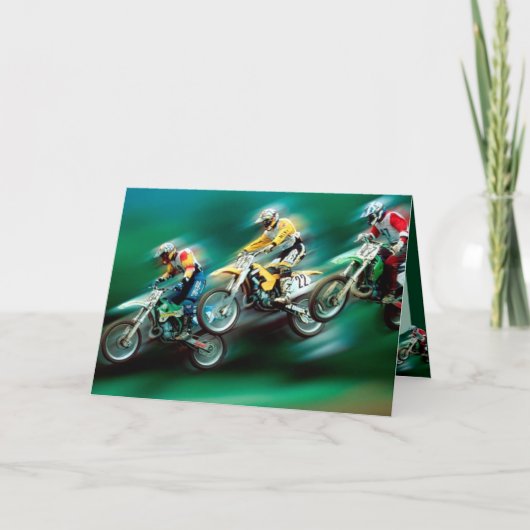 バイクのトレーディングカード カード (正面)