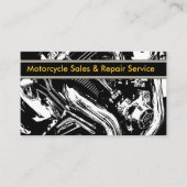 バイクのビジネスカード 名刺 (正面)