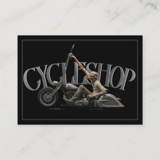 バイクのビジネスカード 名刺 (正面)