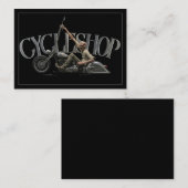 バイクのビジネスカード 名刺 (正面/裏面)
