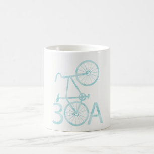 バイクのマグが付いている水彩画30A コーヒーマグカップ