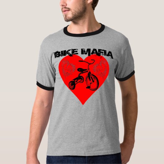 バイクのマフィア Tシャツ (正面)