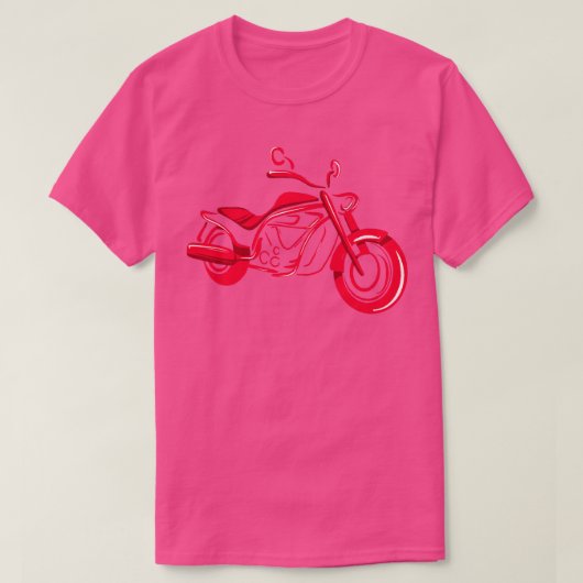 バイクのミニマル主義者 Tシャツ (デザイン正面)