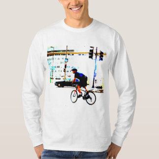 バイクのメッセンジャー Tシャツ