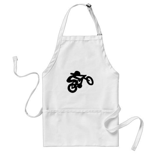 バイクのライダー スタンダードエプロン (正面)