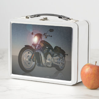 バイクのランチボックス  メタルランチボックス