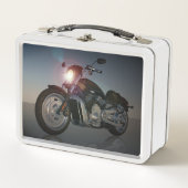バイクのランチボックス メタルランチボックス (正面)
