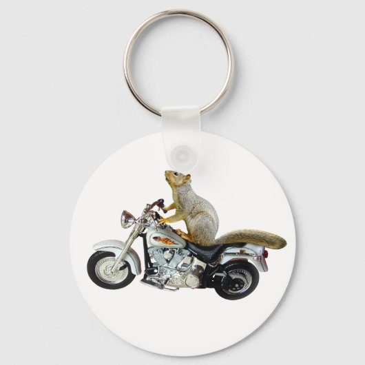 バイクのリス キーホルダー (正面)