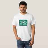 バイクのルートの印 Tシャツ (正面フル)