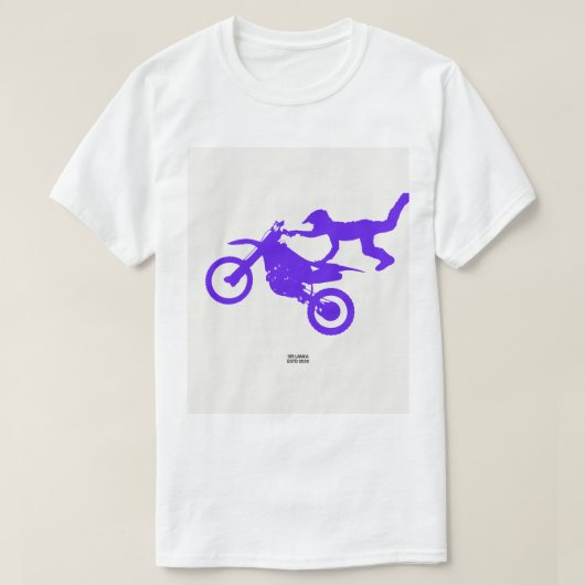 バイクのレーダー設計 Tシャツ (デザイン正面)