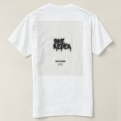 バイクのレーダー設計 Tシャツ (デザイン裏面)