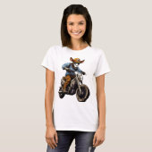 バイクのロバ Tシャツ (正面フル)
