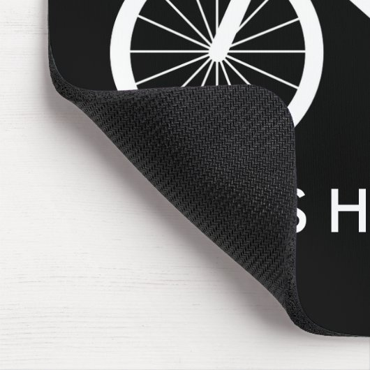 バイクの乗馬のためのおもしろいな自転車のマウスパッドは送風します マウスパッド (コーナー)