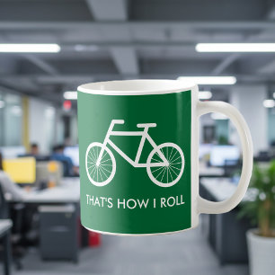 バイクの乗馬の熱狂者のためのおもしろいな自転車のマグ コーヒーマグカップ