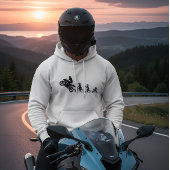 バイクの人生の進化パーカー パーカ