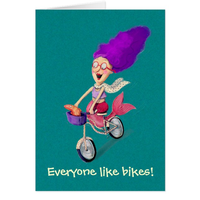 バイクの人魚 (正面)