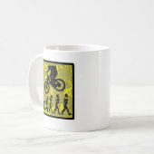 バイクの大きい空 コーヒーマグカップ (正面左)
