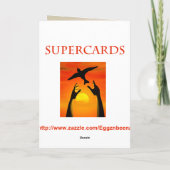 バイクの女の子が乗る40歳の誕生日カード カード (裏面)