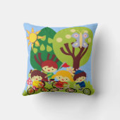 バイクの子供 クッション (裏面)