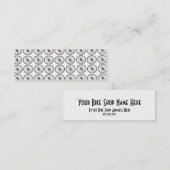 バイクの店のスポークの名刺 スキニー名刺 (正面/裏面)