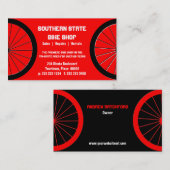 バイクの店の名刺 名刺 (正面/裏面)