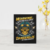 バイクの恋人・妻 私はバイクのもの ヴァレンタイン カード (黄色い花)