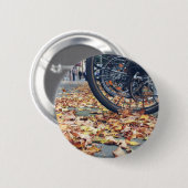 「バイクの愛と秋のために」 缶バッジ (正面&裏面)