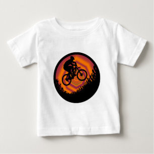 バイクの日曜日の甲革 ベビーTシャツ