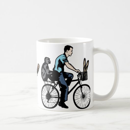 バイクの猿 コーヒーマグカップ (右)