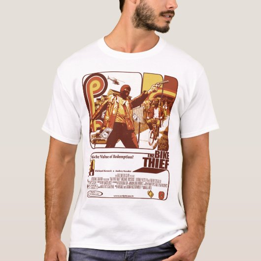 バイクの盗人のTシャツ Tシャツ (正面)