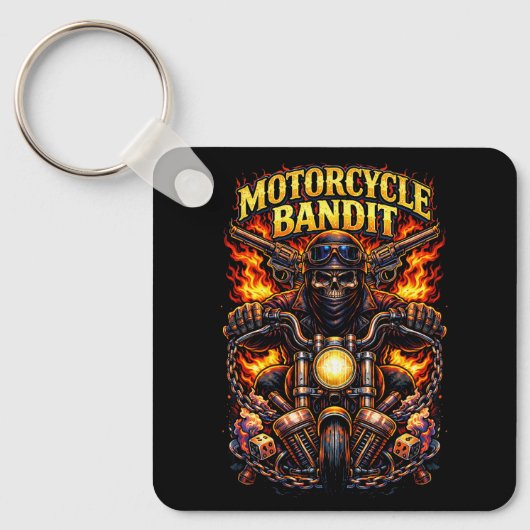 バイクの盗賊 キーホルダー (正面)