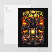 バイクの盗賊 ポストカード (正面/裏面)