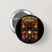 バイクの盗賊 缶バッジ (正面&裏面)