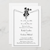 バイクの結婚式招待状 招待状 (正面/裏面)