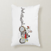 バイクの花婿花嫁 ウェディングアクセントピロー アクセントクッション (正面(垂直))