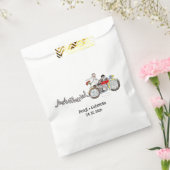 バイクの花嫁と花婿の結婚 フェイバーバッグ (封をした状態)