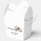 バイクの花嫁と花婿の結婚 フェイバーボックス (見開き)