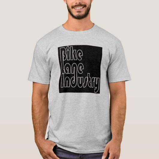 バイクの車線の企業 Tシャツ (正面)