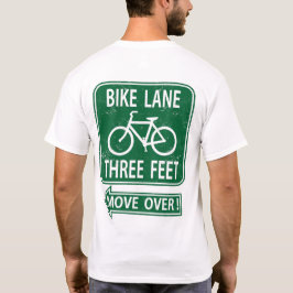 バイクの車線3つの足の移動! Tシャツの緑 Tシャツ