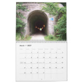 バイクの道に沿う視力 カレンダー (3月 2027)