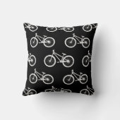バイクの黒い自転車 クッション (裏面)