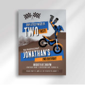 バイクの2歳誕生日パーティー招待状 招待状