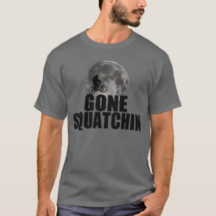 バイクのTシャツのクラシックによってSquatchinの行くサスカッチ Tシャツ