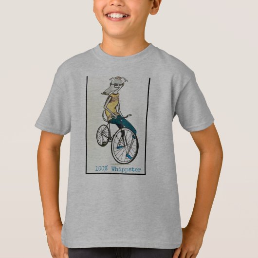バイクのWhippet Tシャツ (正面)