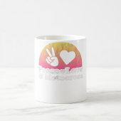 バイクは危険であるLyおもしろいモトクロス コーヒーマグカップ (中央)