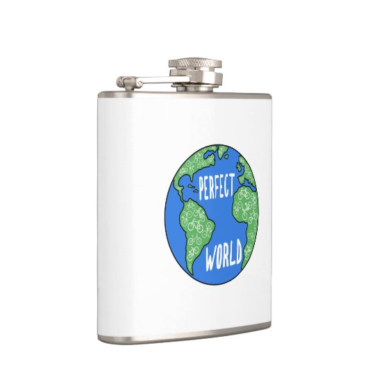 バイクは完璧な世界を作る フラスク (右)