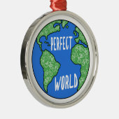 バイクは完璧な世界を作る メタルオーナメント (右)