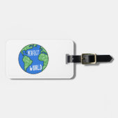 バイクは完璧な世界を作る ラゲッジタグ (正面横)