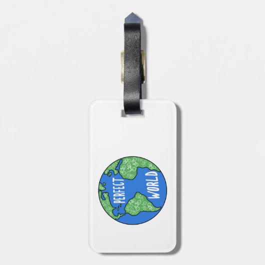 バイクは完璧な世界を作る ラゲッジタグ (裏面縦)