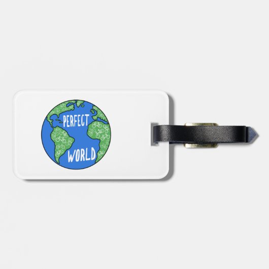 バイクは完璧な世界を作る ラゲッジタグ (裏面横)